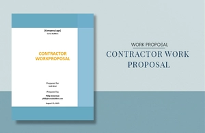 Contractor Work Proposal Template