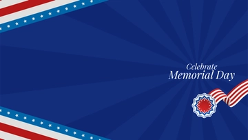 Free Memorial Day Weekend Background Template to Edit Online