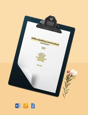 Project Work Proposal Template