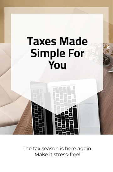 Free Preparation Tax Table Top Banner Template to Edit Online
