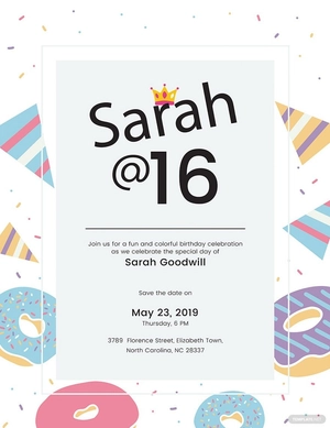 Birthday Poster Template