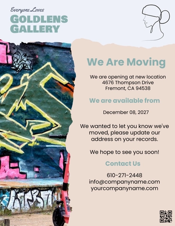 Free Photo Art Gallery Announcement to Edit Online