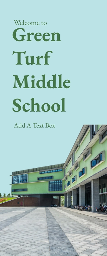 Free School Pole Banner  to Edit Online