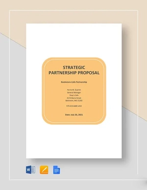 Strategic Partnership Proposal Template