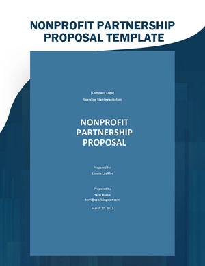 Nonprofit Partnership Proposal Template