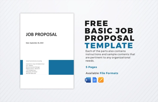Basic Job Proposal Template