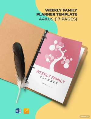 Weekly Family Planner Template