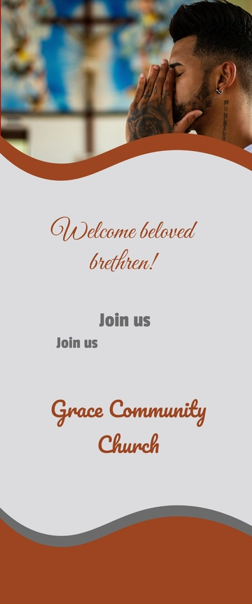 Free Church Pole Banner Template to Edit Online