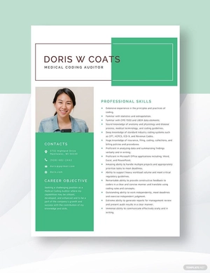 Medical Coding Auditor Resume