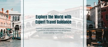 Free Travel Agency Facebook Cover Template to Edit Online