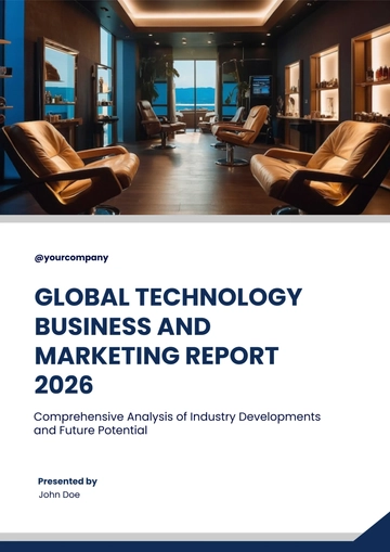 Free Salon Cover Page Template to Edit Online