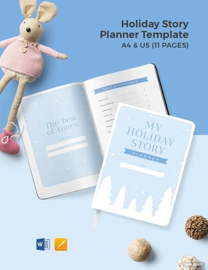 Holiday Story Planner Template