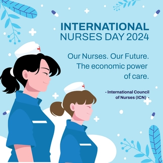 Free International Nurses Day Theme Template to Edit Online