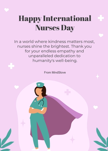 Free International Nurses Day Message Template to Edit Online
