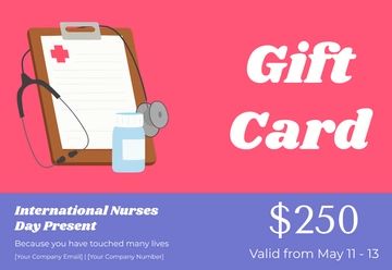 Free International Nurses Day Card Template to Edit Online