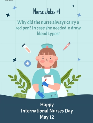 Free International Nurses Day Social Media Post Template to Edit Online