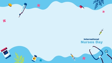 Free International Nurses Day Background Template to Edit Online