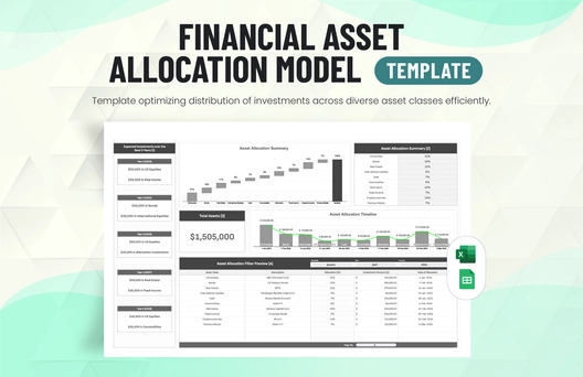 Financial Asset Allocation Model Template