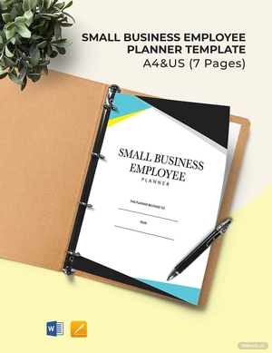 Small Business Employee Planner Template