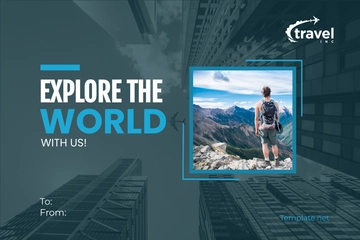 Free Travel Agency Postcard Template to Edit Online
