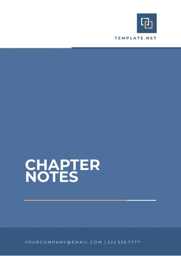 Free Chapter Notes Template to Edit Online