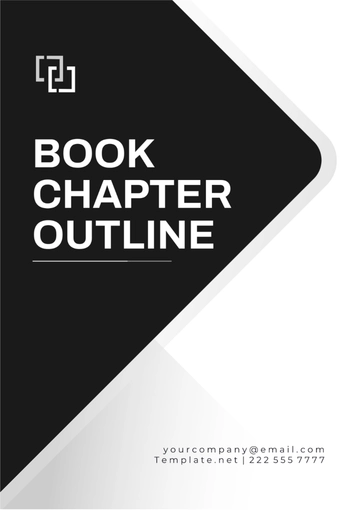 Free Book Chapter Outline Template to Edit Online