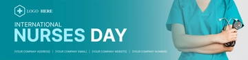 Free International Nurses Day Header Template to Edit Online