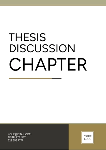 Free Thesis Discussion Chapter Template to Edit Online