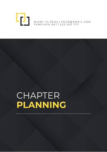 Free Chapter Planning Template to Edit Online