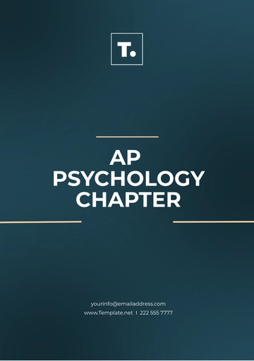 Free AP Psychology Chapter Outline Template to Edit Online