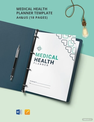 Medical Health Planner Template