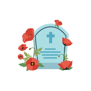 Free Memorial Day Poppy Clipart Template to Edit Online