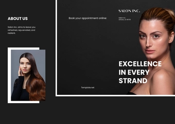 Free Salon Business Brochure Template to Edit Online