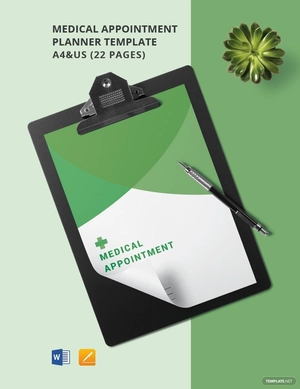 Medical Appointment Planner Template