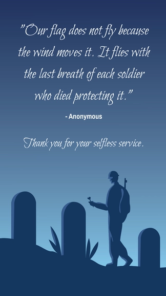 Free Memorial Day Quotes for Loved Ones Template to Edit Online