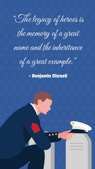 Free Memorial Day Quotes for Friends Template to Edit Online