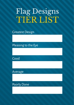 Free Flag Tier List Template to Edit Online