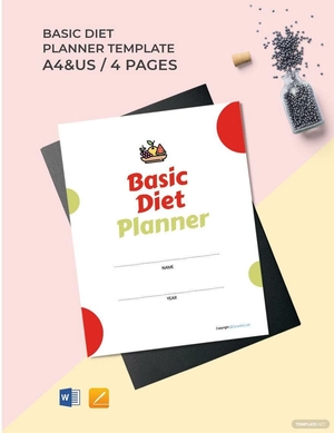 Basic Diet Planner Template