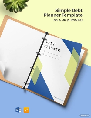 Simple Debt Planner Template