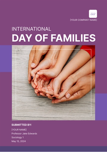 Free International Day of Families Essay Template to Edit Online Free International Day of Families Essay Template to Edit Online
