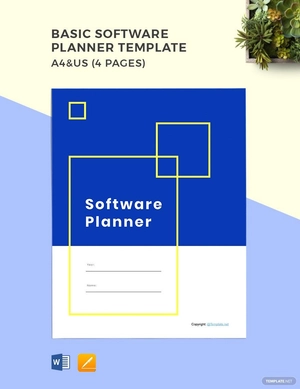 Basic Software Planner Template