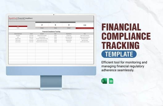 Financial Compliance Tracking Template