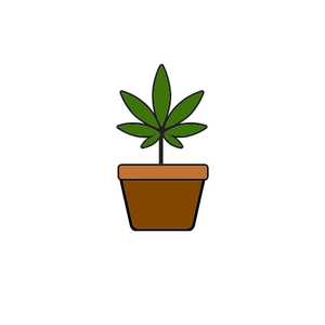 Free Cannabis Plant Icon to Edit Online