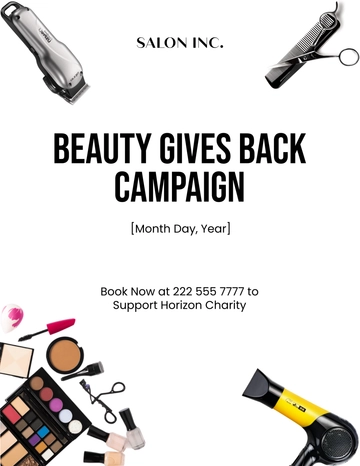 Free Salon Campaign Flyer Template to Edit Online