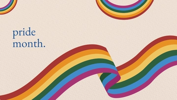 Free Pride Month Aesthetic  Background Template to Edit Online