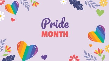 Free Pride Month Computer Background Template to Edit Online
