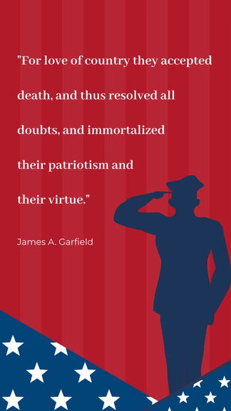 Free Memorial Day Appreciation Quotes Template to Edit Online