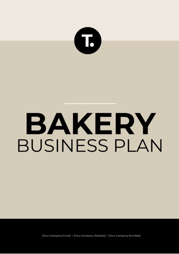 Free Bakery Business Plan Template to Edit Online