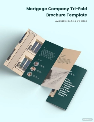 Mortgage Company Tri-Fold Brochure Template
