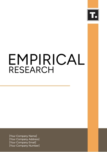 Free Empirical Research Template to Edit Online